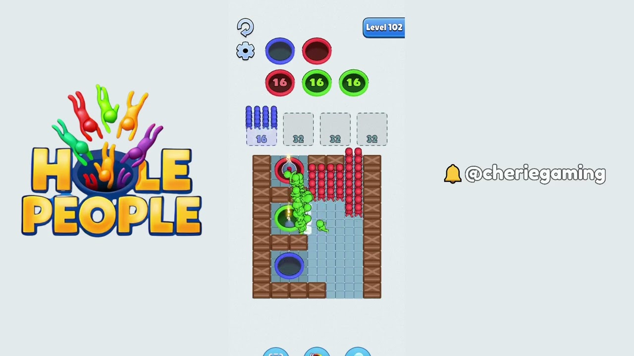 Hole People Level 102: Hole People Level 102 Solution Walkthrough