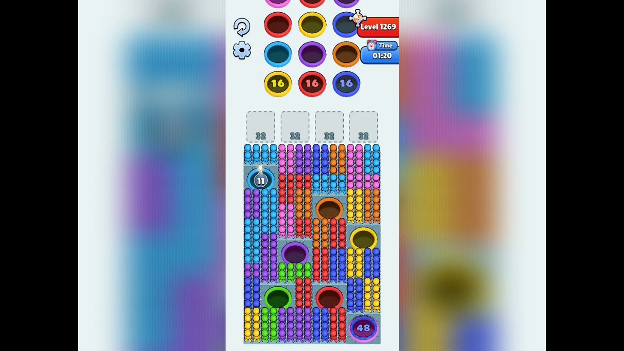 Hole People Level 1269: Hole People Level 1269 Very Hard Walkthrough Solution 