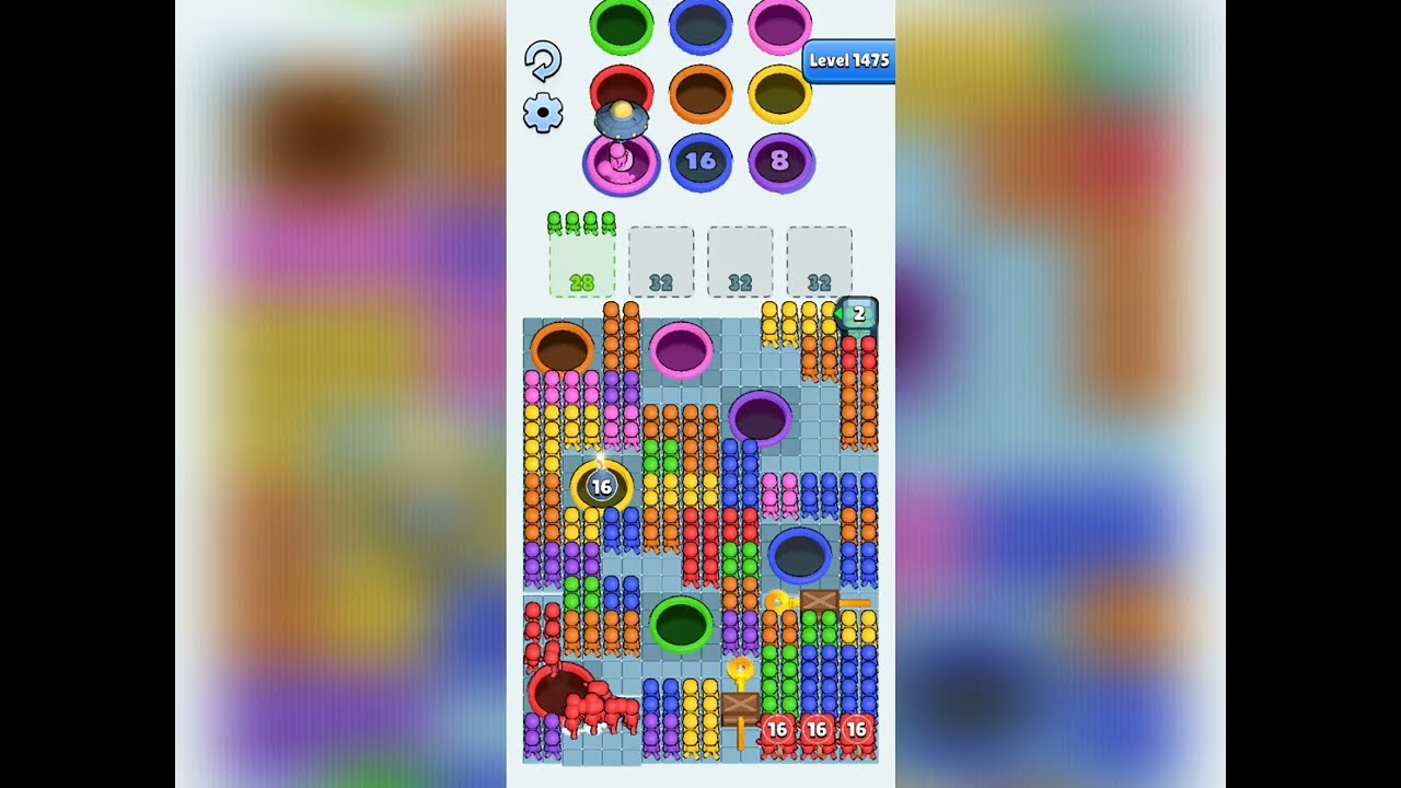 Hole People Level 1475: Hole People Level 1475 Solution Walkthrough