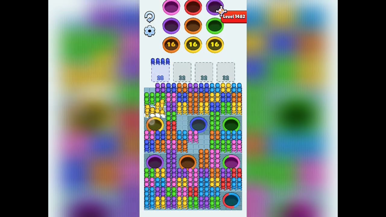 Hole People Level 1482: Hole People Level 1482 Very Hard Solution Walkthrough