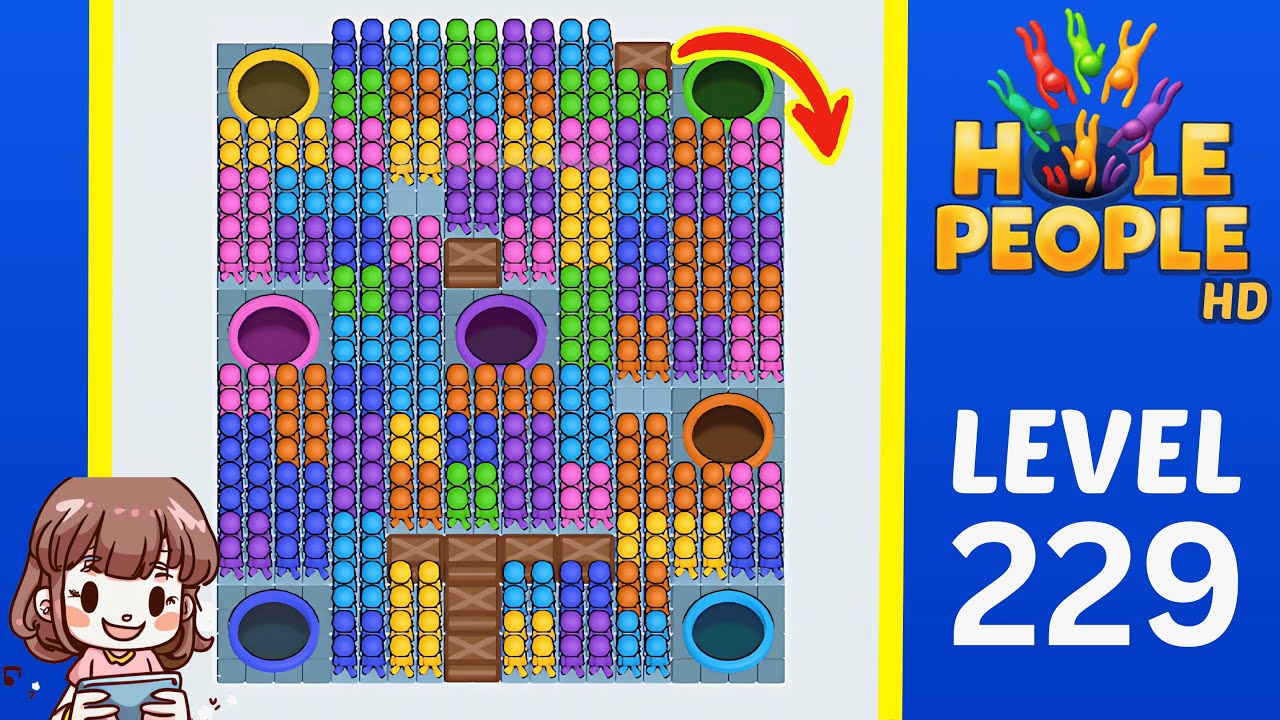 Hole People Level 229: Hole People Level 229 Solution Walkthrough