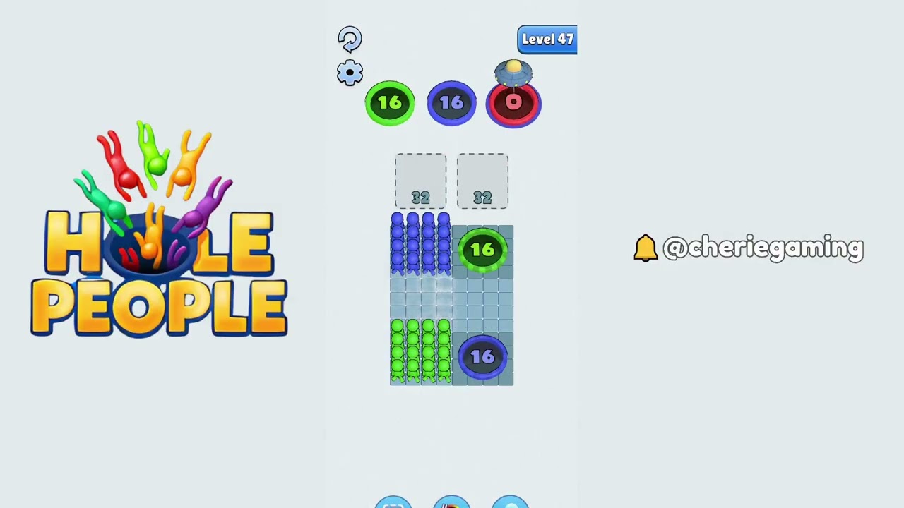 Hole People Level 47: Hole People Level 47 Solution Walkthrough